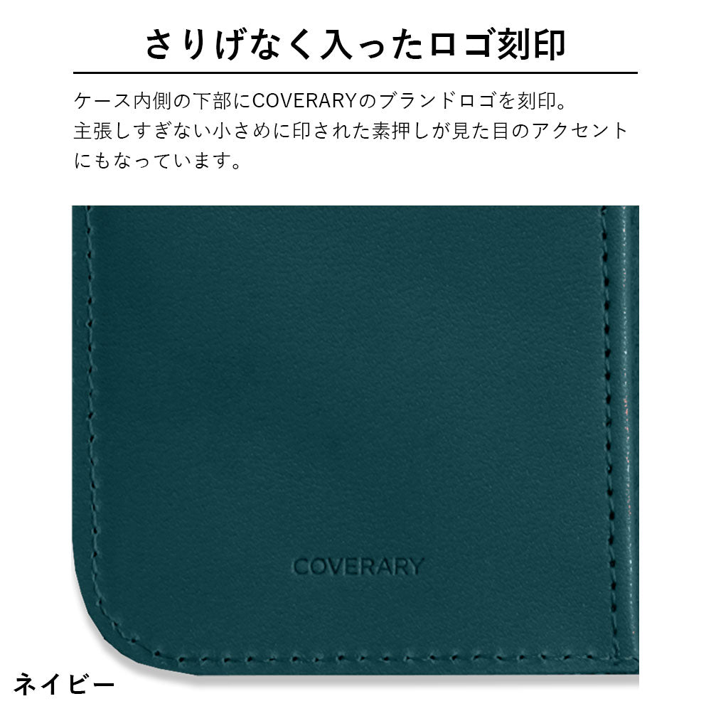 Genuine Leather Tochigi Leather Card Storage Initial Notebook Case (with Belt) AQUOS Series