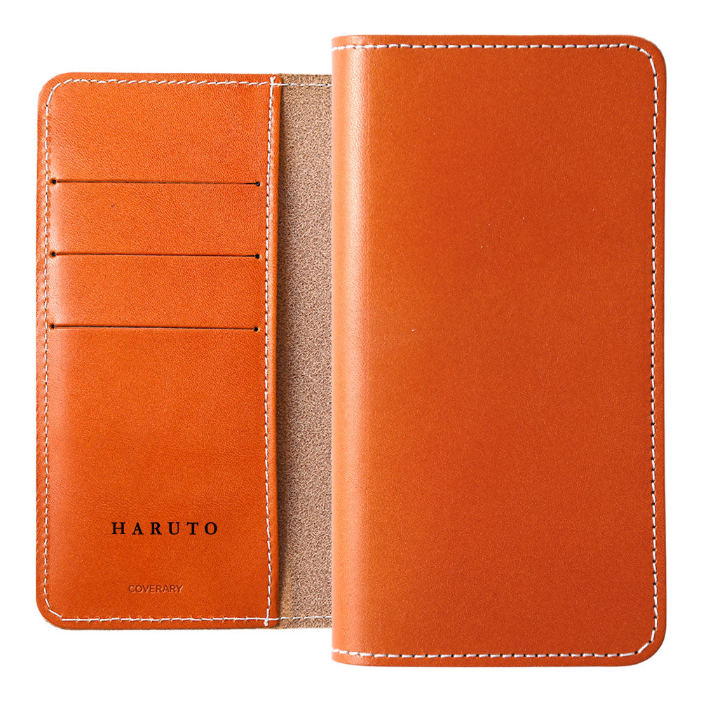 Genuine Leather Tochigi Leather Card Storage Personalized Engraving (Color Foil Stamping) Notebook-style Case Xperia Series