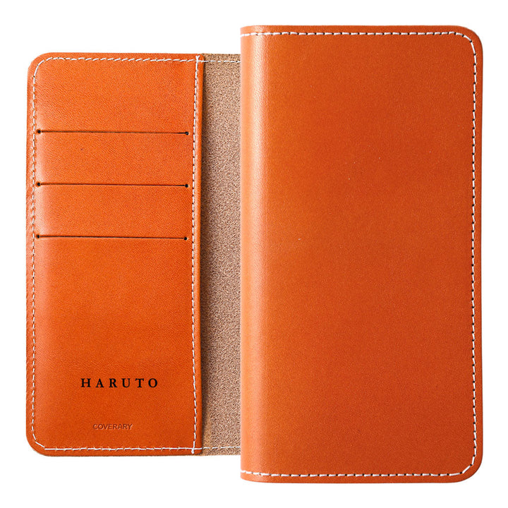 Genuine Leather Tochigi Leather Card Storage Personalized Engraving (Color Foil Stamping) Notebook-style Case Xperia Series