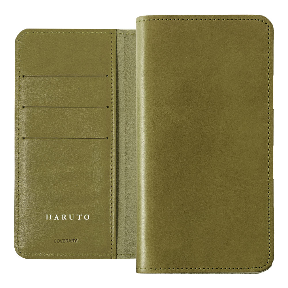 Genuine Leather Tochigi Leather Card Storage Personalized Engraving (Color Foil Stamping) Notebook-style Case Xperia Series