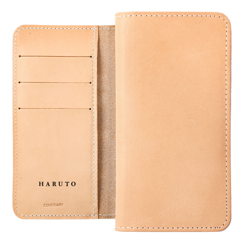 Genuine Leather Tochigi Leather Card Storage Personalized Engraving (Color Foil Stamping) Notebook-style Case Xperia Series