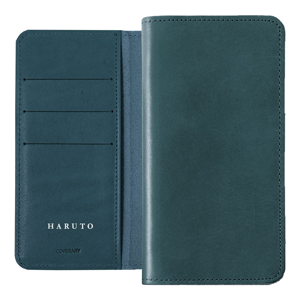 Genuine Leather Tochigi Leather Card Storage Personalized Engraving (Color Foil Stamping) Notebook-style Case Xperia Series