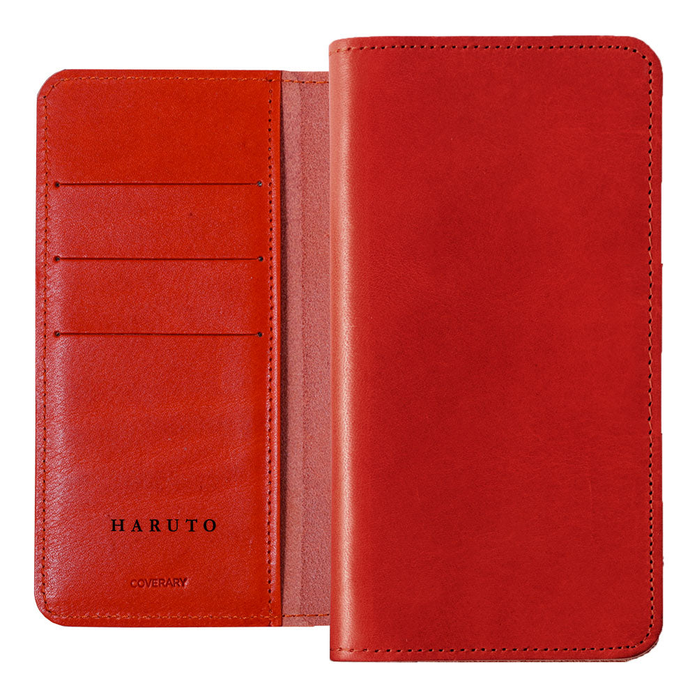 Genuine Leather Tochigi Leather Card Storage Personalized Engraving (Color Foil Stamping) Notebook-style Case Xperia Series