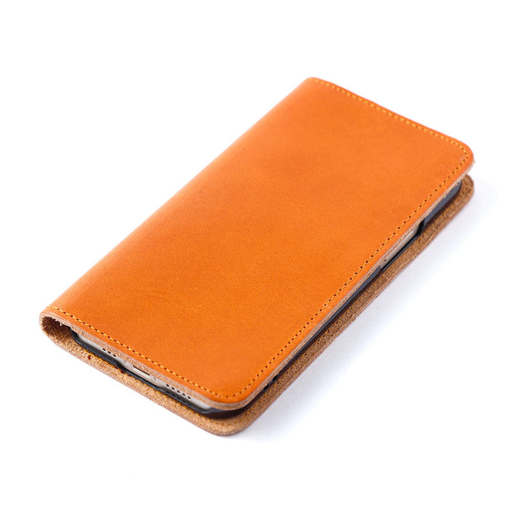 Genuine Leather Tochigi Leather Card Storage Personalized Engraving (Color Foil Stamping) Notebook-style Case Xperia Series