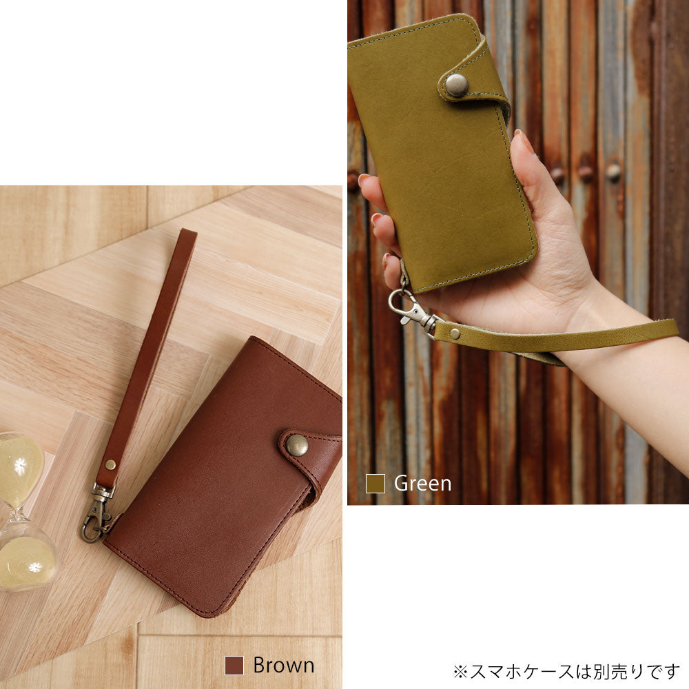 Genuine Leather Tochigi Leather Hand Strap (Antique Gold Fittings)