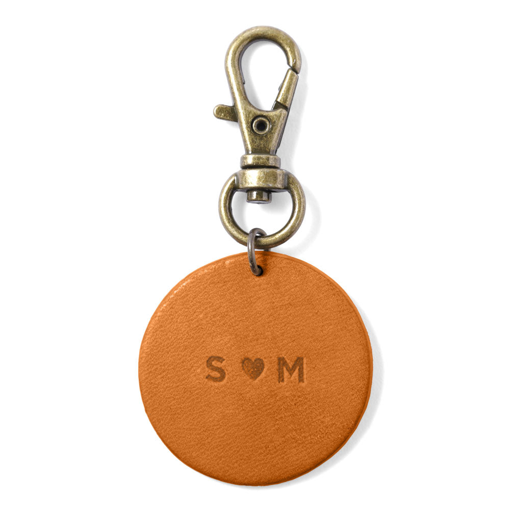 Accessories Genuine leather Tochigi leather Name engraving charm