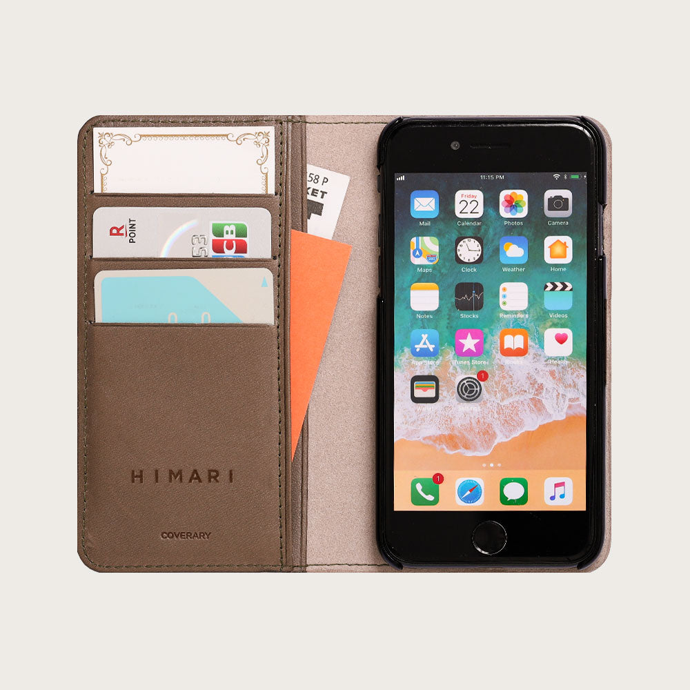 Genuine Leather Tochigi Leather Notebook-style Case (Twist Pocket) Personalized Embossed Stamp Google Pixel Series