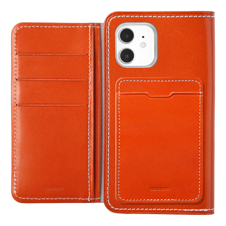 Genuine leather Tochigi leather with selectable back pocket, card storage, notebook-style case (twist pocket) AQUOS series