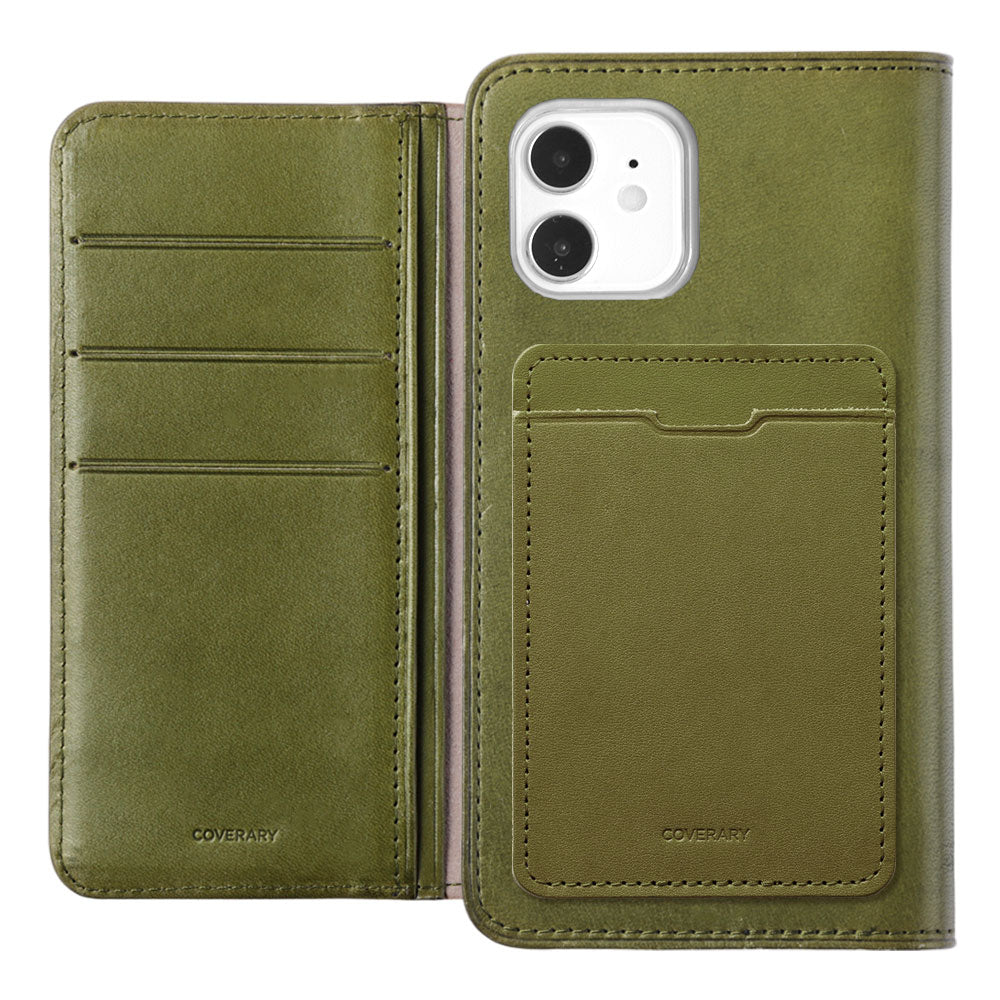 Genuine leather Tochigi leather with selectable back pocket, card storage, notebook-style case (twist pocket) AQUOS series