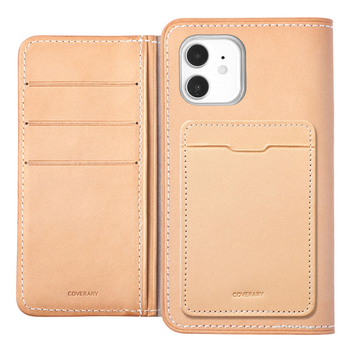 Genuine leather Tochigi leather with selectable back pocket, card storage, notebook-style case (twist pocket) AQUOS series