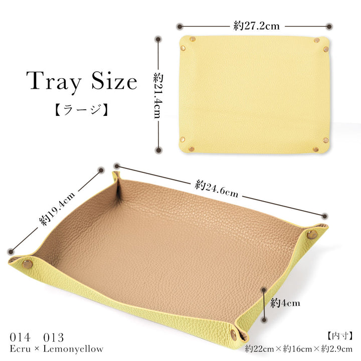 Plateau en cuir véritable 32 couleurs cuir italien grainé design au choix