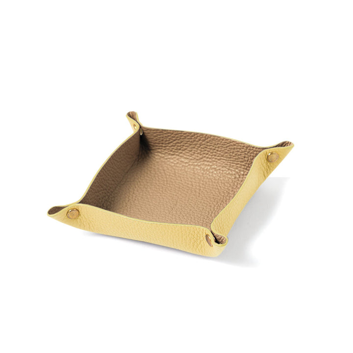 Plateau en cuir véritable 32 couleurs cuir italien grainé design au choix