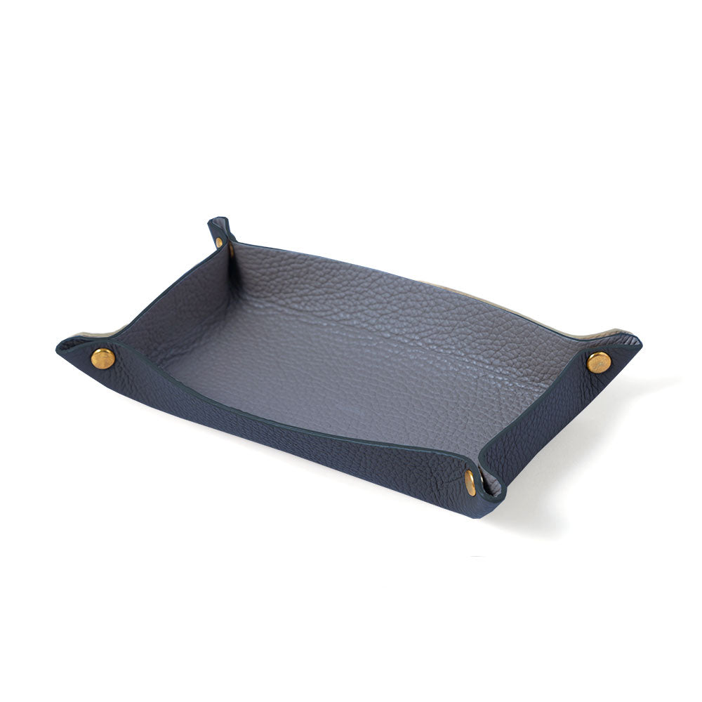 Plateau en cuir véritable 32 couleurs cuir italien grainé design au choix