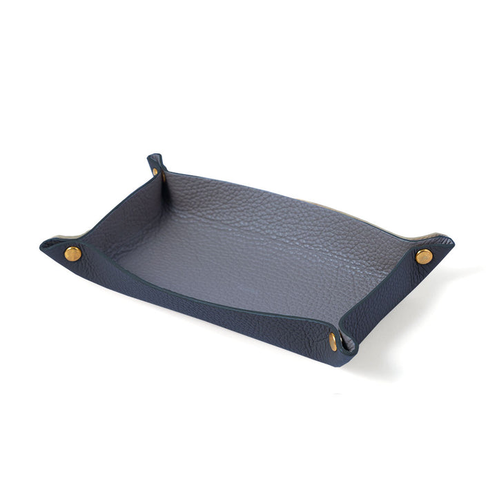 Plateau en cuir véritable 32 couleurs cuir italien grainé design au choix