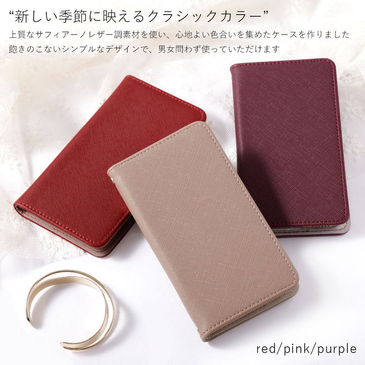 Vegan leather Saffiano leather-style folio case for Google Pixel series