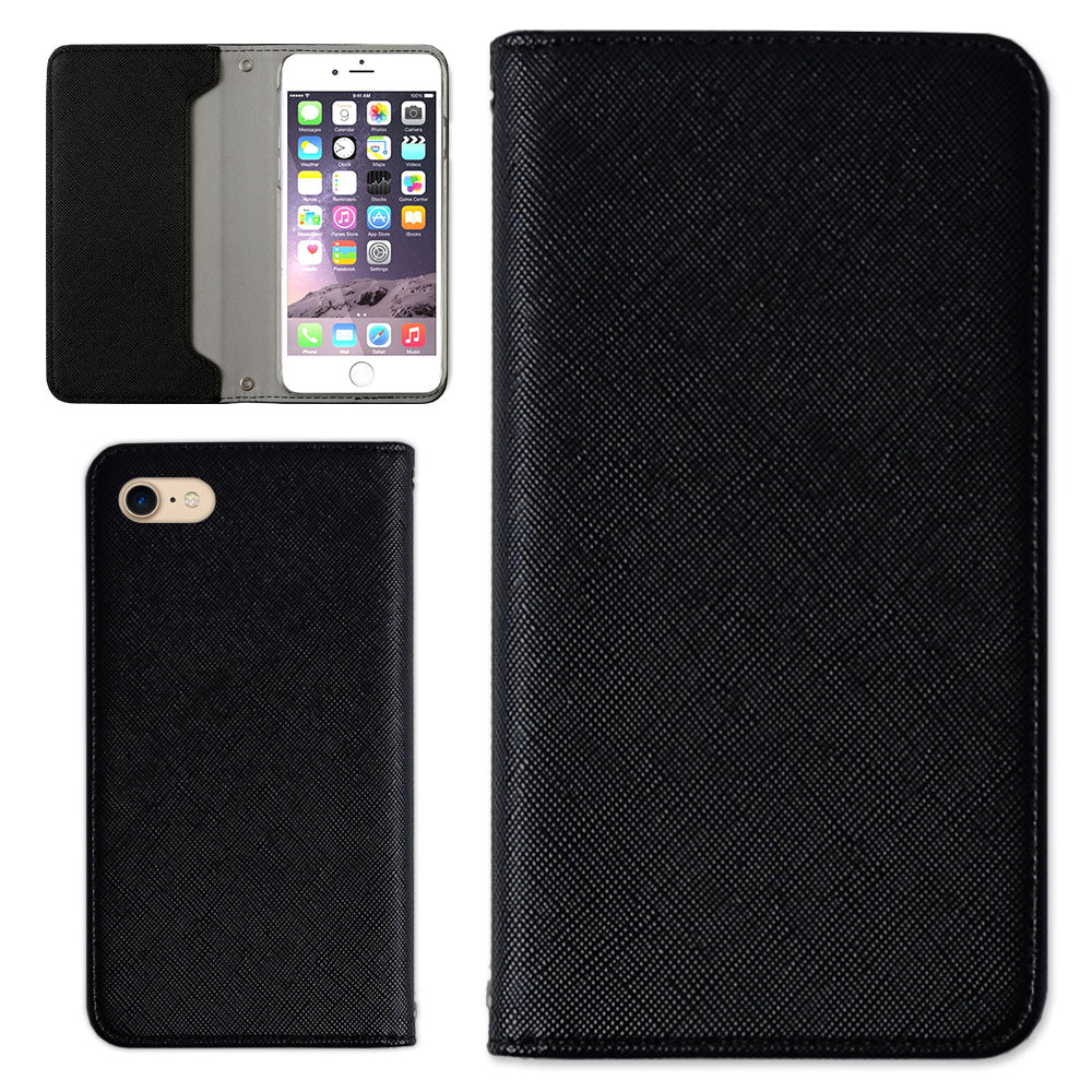 Vegan leather Saffiano leather-style folio case for Google Pixel series