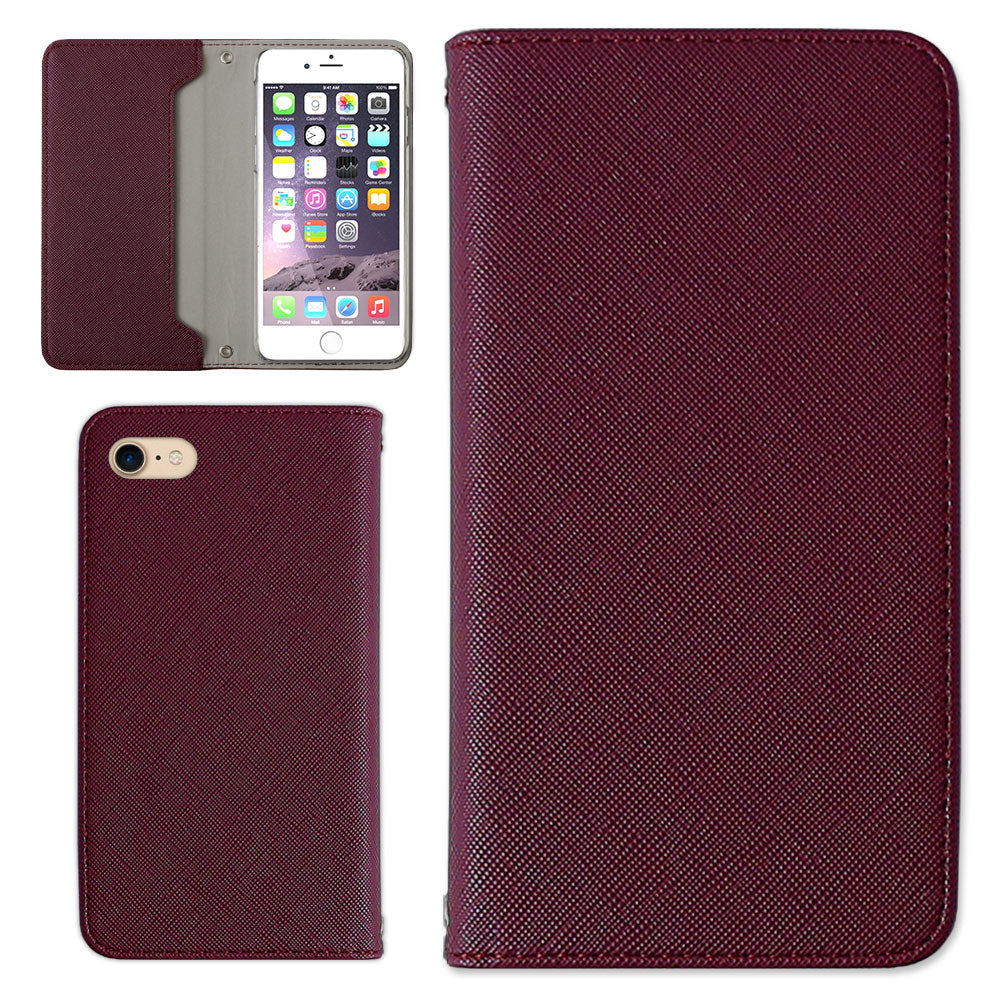 Vegan leather Saffiano leather-style folio case for Google Pixel series