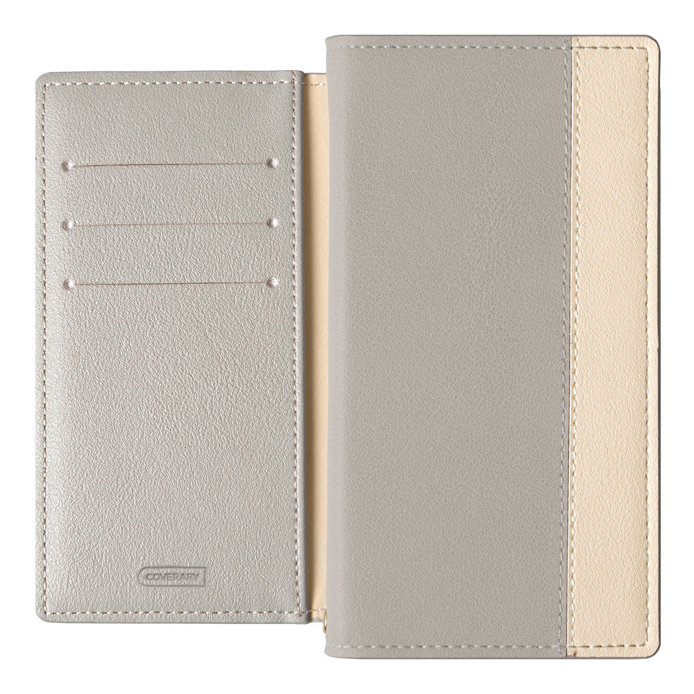 ヴィーガンレザー 表バイカラー スタンド機能 手帳型ケース Google Pixelシリーズ