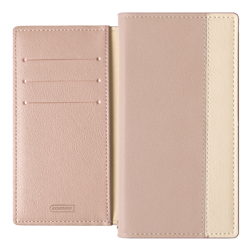 ヴィーガンレザー 表バイカラー スタンド機能 手帳型ケース Google Pixelシリーズ