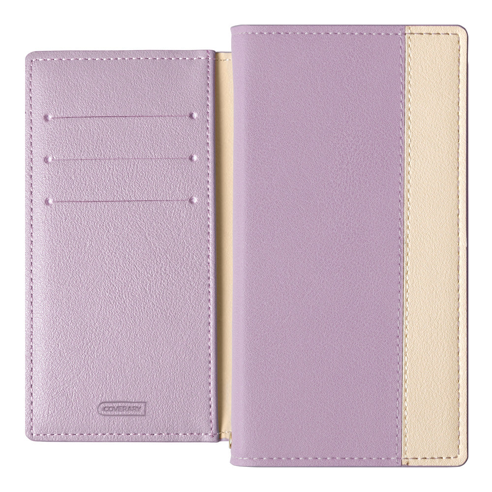 Mobile Wi-Fi モバイルルーターケース ヴィーガンレザー 表バイカラー スタンド機能 手帳型ケース