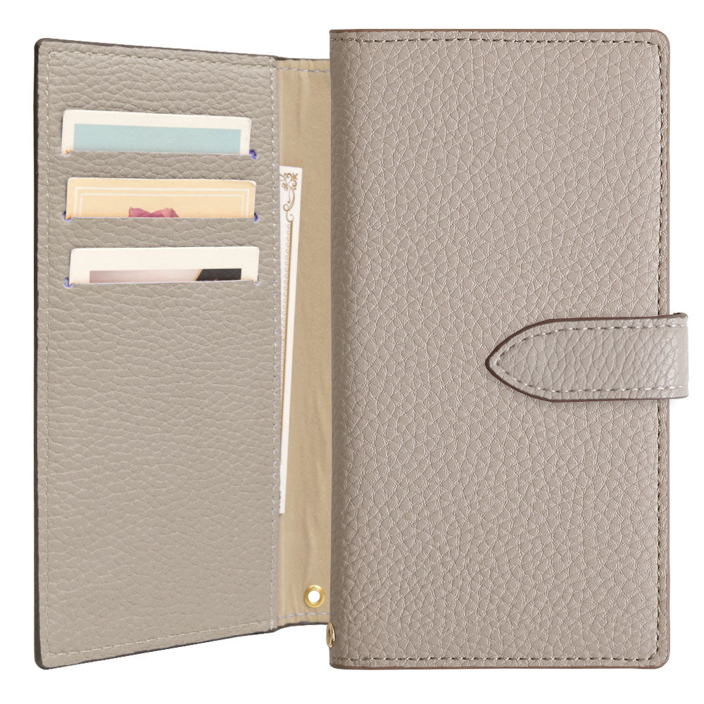 Vegan Leather Basic Wallet Case (with Belt) AQUOS Series