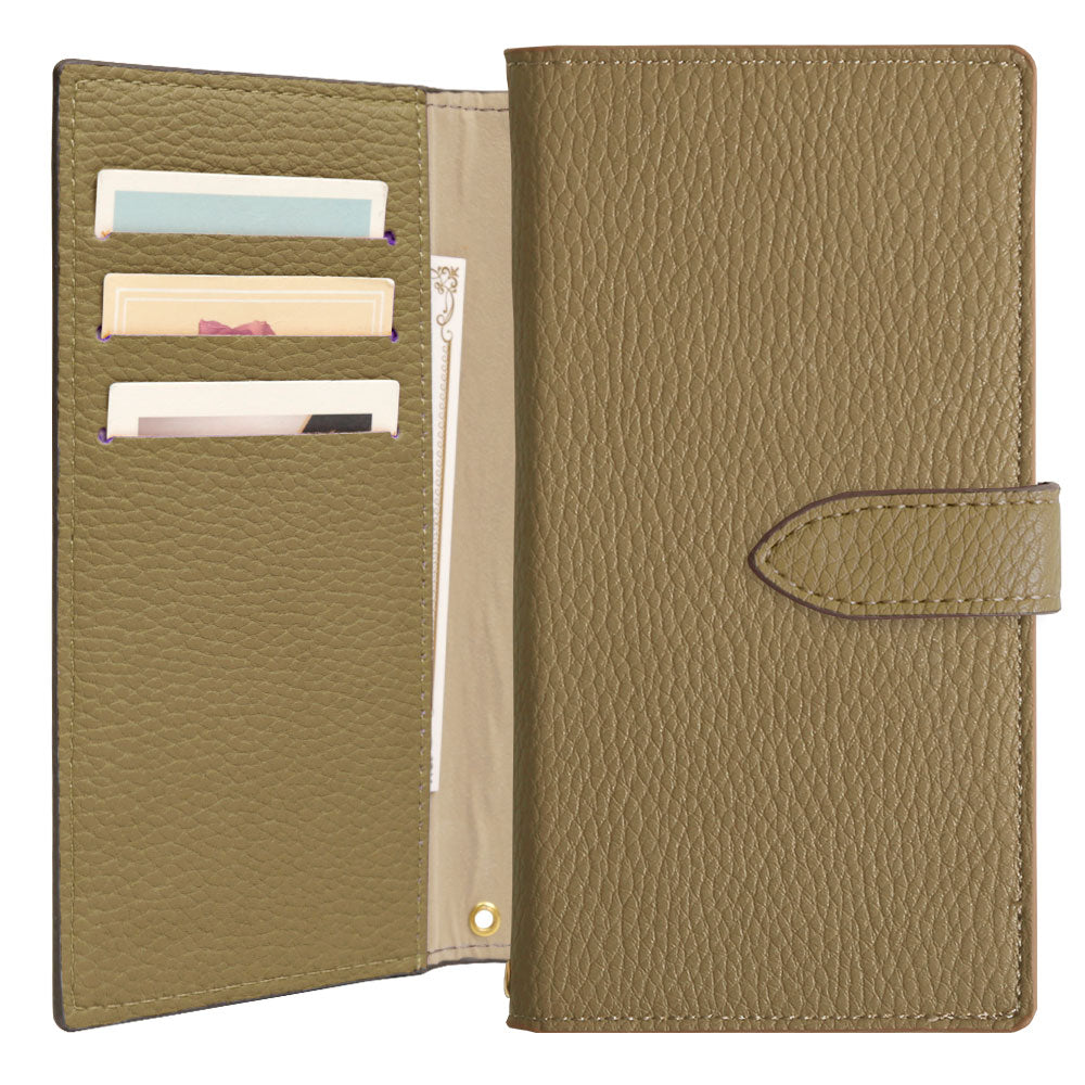 Vegan Leather Basic Wallet Case (with Belt)