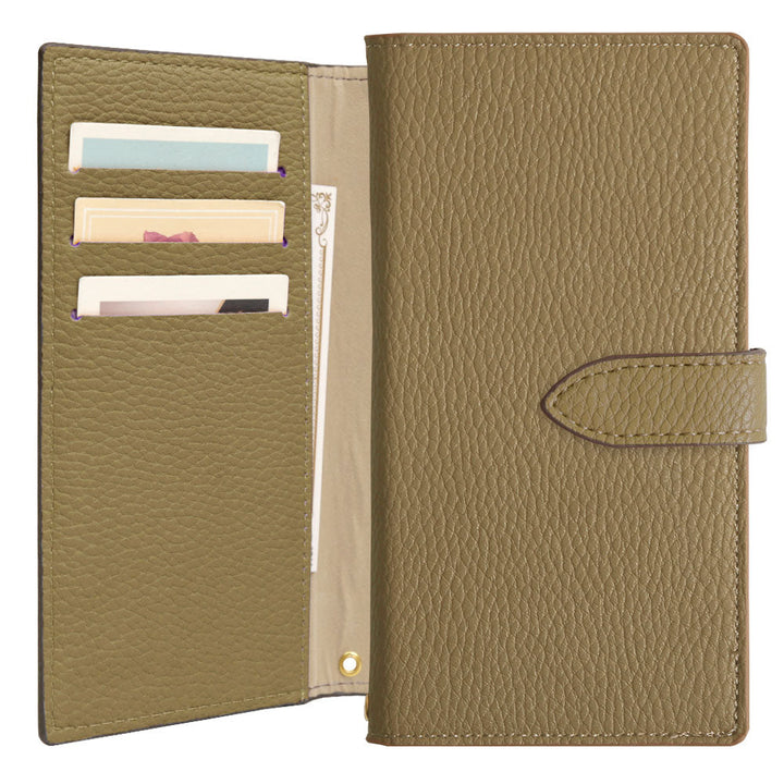 Vegan Leather Basic Wallet Case (with Belt)