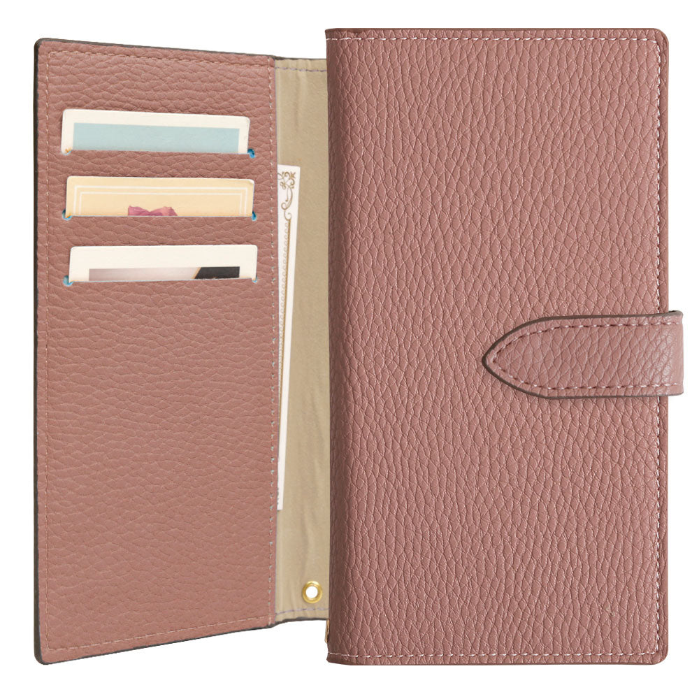 Vegan Leather Basic Wallet Case (with Belt) AQUOS Series