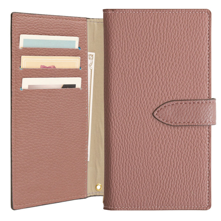 Vegan Leather Basic Wallet Case (with Belt) AQUOS Series
