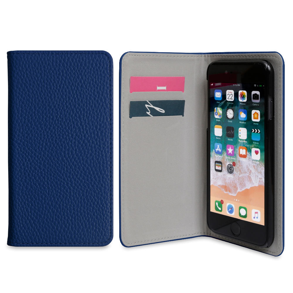 Étui portefeuille basique en cuir végan style cuir pour la série iPhone