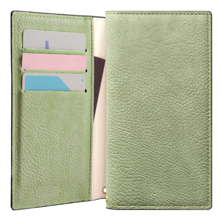 ヴィーガンレザー スモーキーカラー スタンド機能 手帳型ケース Galaxyシリーズ