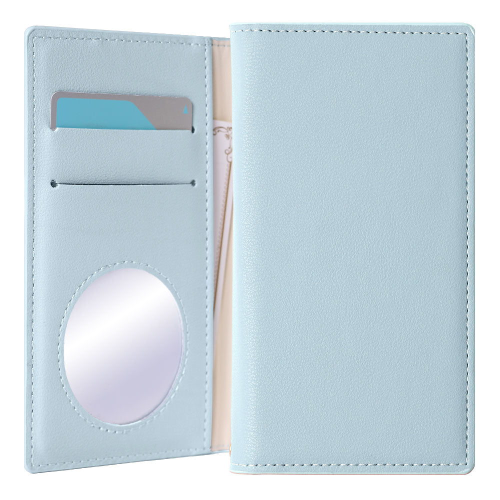Vegan leather muted pastel folio case iPhone series