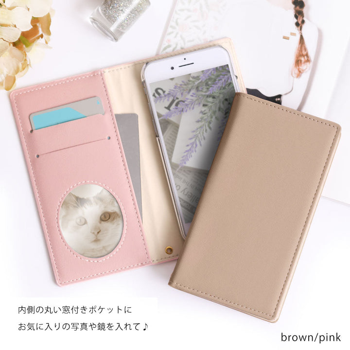 Vegan leather muted pastel folio case iPhone series