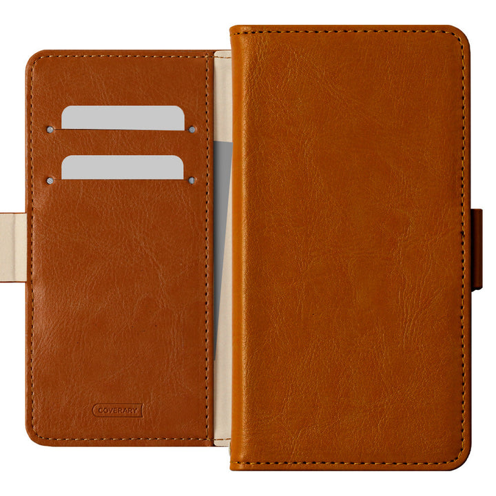 Vegan leather simple stand function wallet case (with belt) for iPhone series