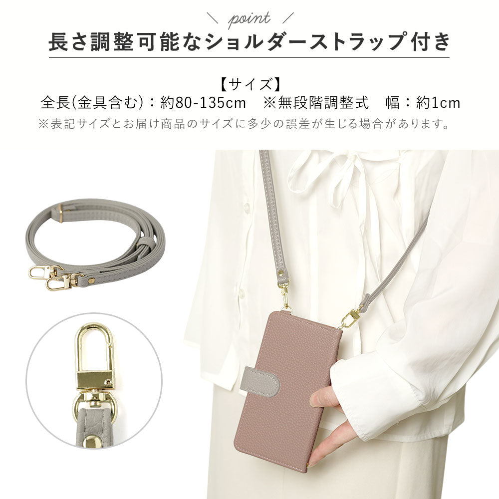 Étui portefeuille bicolore en cuir végan avec décoration en pierre naturelle imitation, fonction support, bandoulière, avec ceinture, pour la série iPhone