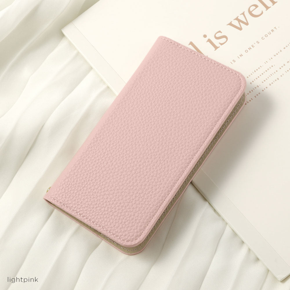 Vegan leather textured simple leather-style stand function wallet case for iPhone series