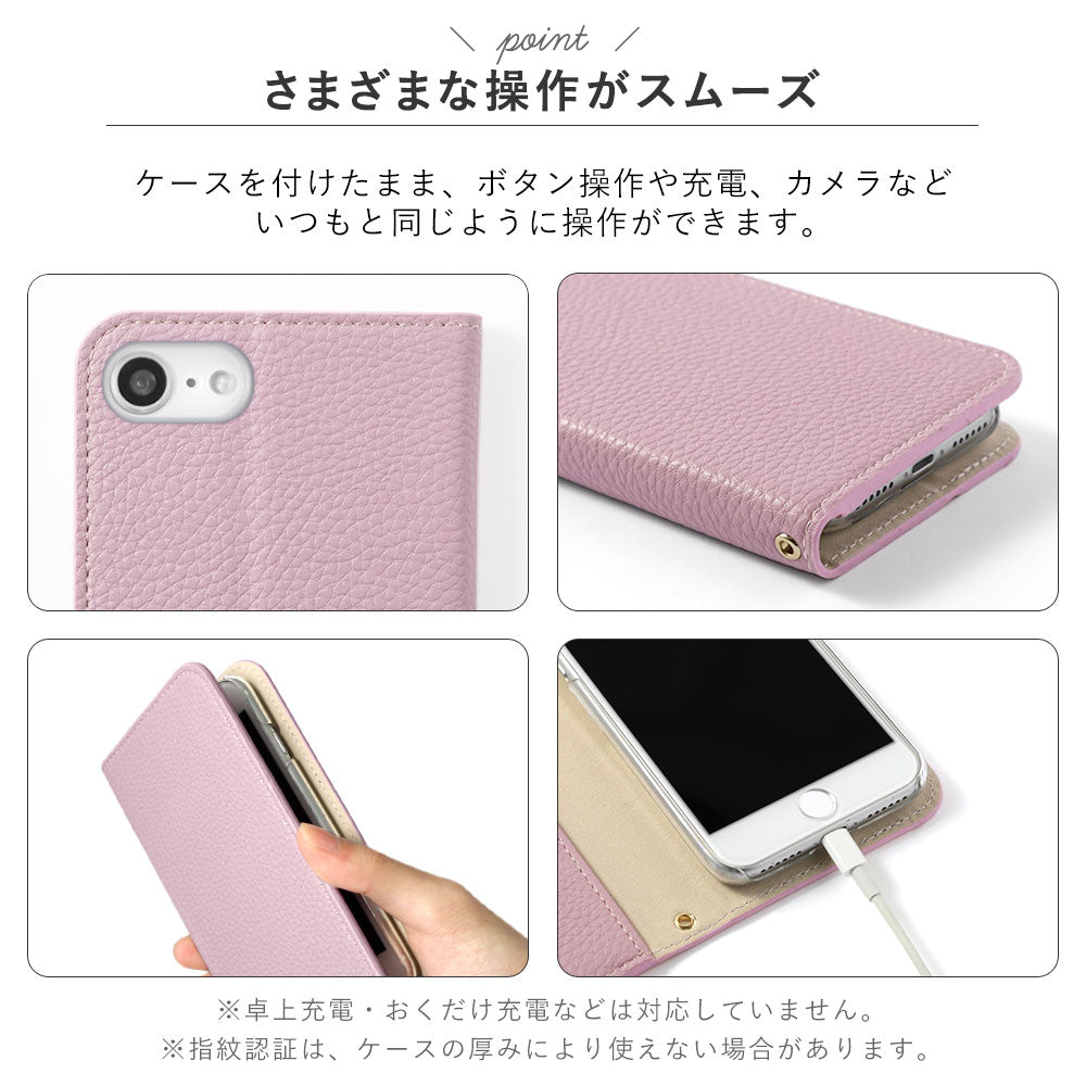 Vegan leather textured simple leather-style stand function wallet case for iPhone series