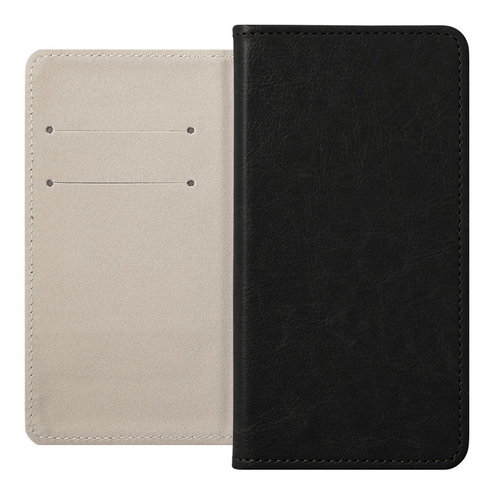 Vegan Leather Simple Wallet Case Galaxy Series