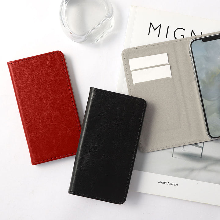 Vegan Leather Simple Wallet Case for Xperia Series