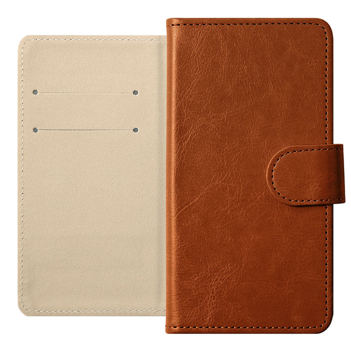 Vegan Leather Simple Wallet Case (with Belt) for Xperia Series