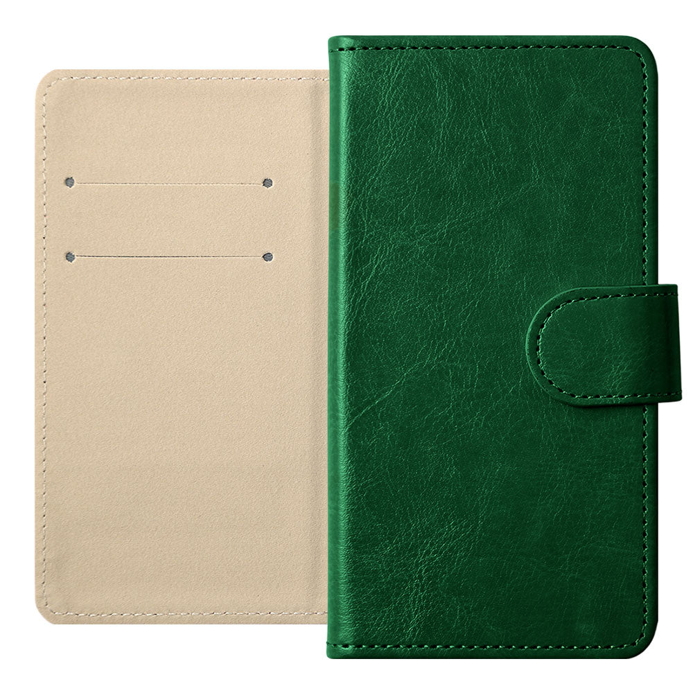 Vegan Leather Simple Wallet Case (with Belt) for Xperia Series