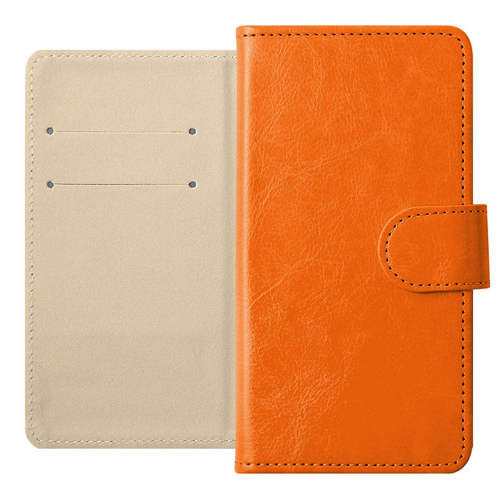 Vegan Leather Simple Wallet Case (with Belt) for Xperia Series