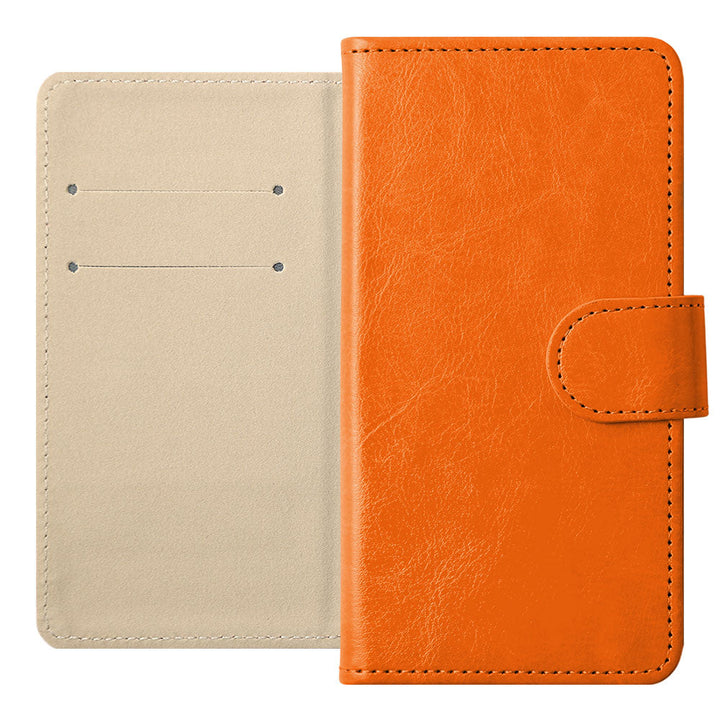 Vegan Leather Simple Wallet Case (with Belt) for Xperia Series