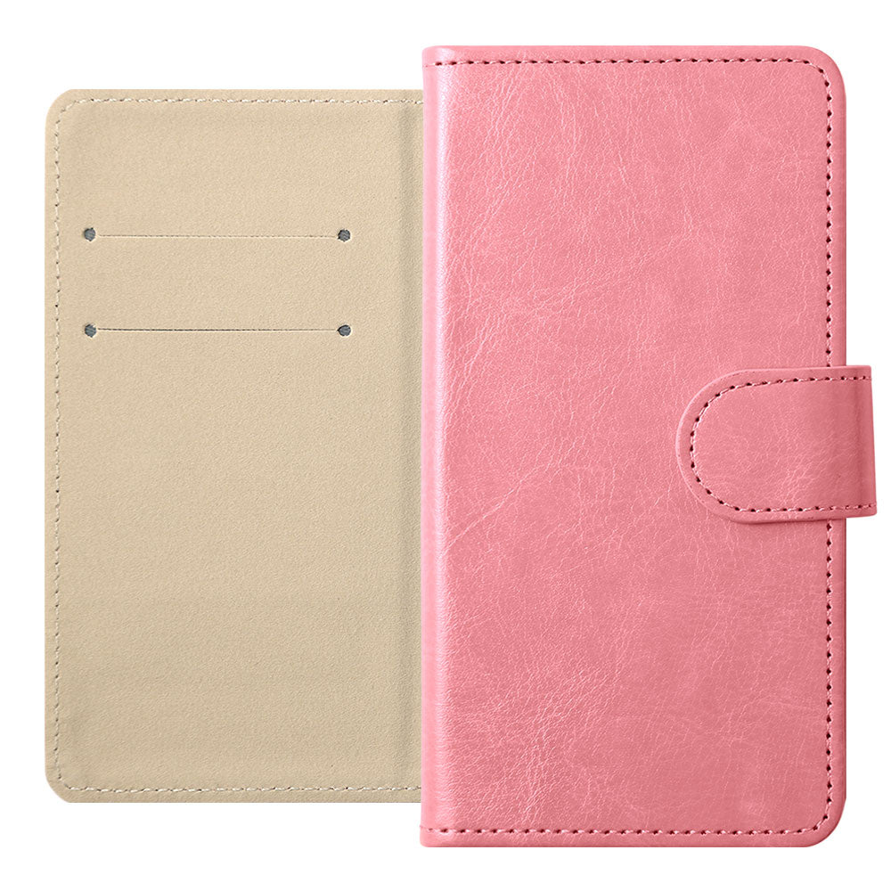 Vegan Leather Simple Wallet Case (with Belt) for Xperia Series