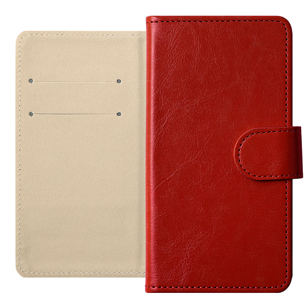 Vegan Leather Simple Wallet Case (with Belt) for Xperia Series