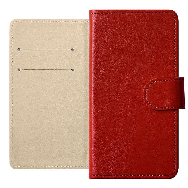 Vegan Leather Simple Wallet Case (with Belt) for Xperia Series