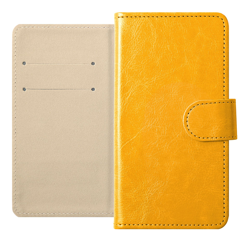 Vegan Leather Simple Wallet Case (with Belt) for Xperia Series