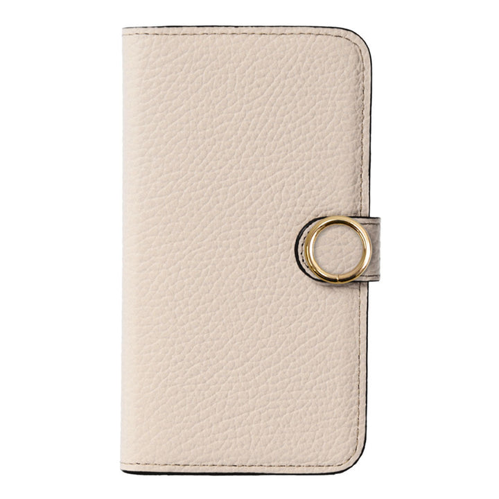 Cuir véritable 32 couleurs cuir italien grainé étui portefeuille avec anneau doré pour cartes (avec ceinture) série Google Pixel