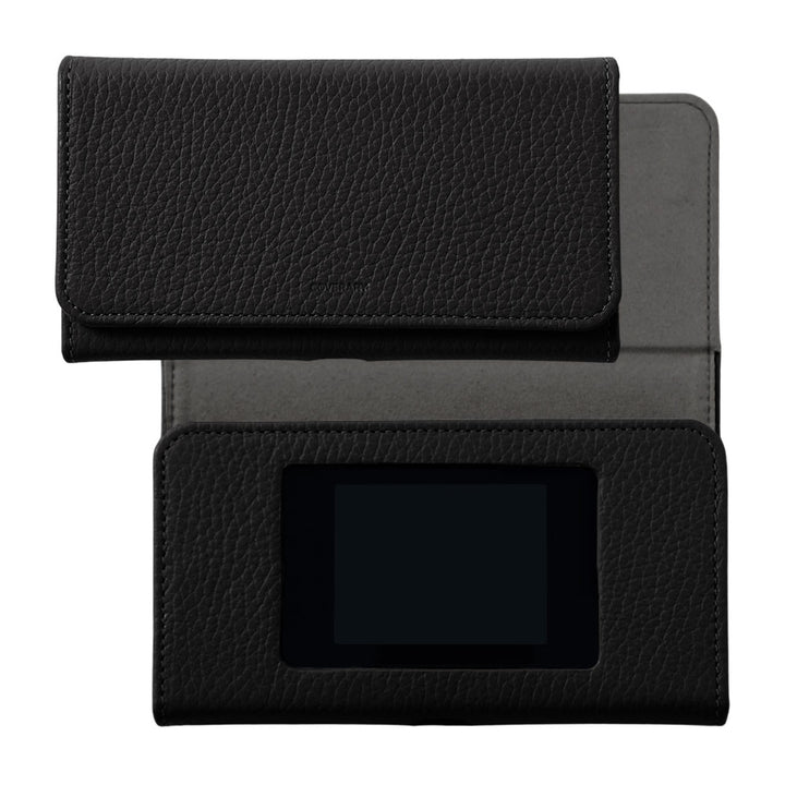 CHEETAH Wi-Fi MR1 Mobile Router Case Genuine Leather Italian Shrink Leather Notebook-style Case