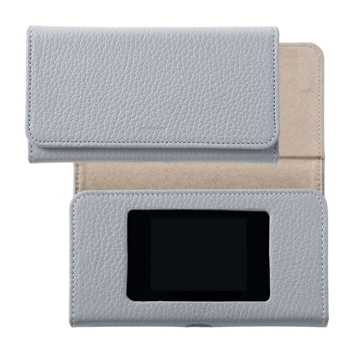 CHEETAH Wi-Fi MR1 Mobile Router Case Genuine Leather Italian Shrink Leather Notebook-style Case